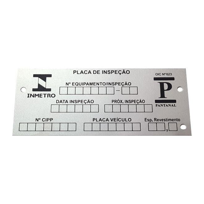 Etiquet Patrimonial de Aluminio